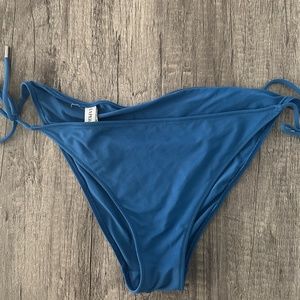 LA PERLA SIDE TIE BIKINI BOTTOMS BLUE SIZE FR 46, SIZE US XL